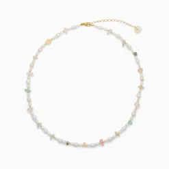 Soï Krystal Halskæde Perle/Turmalin