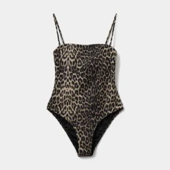 Sofie Schnoor Gia Swimsuit Light Brown Leopard