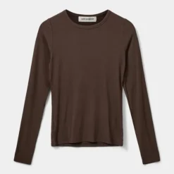 Sofie Schnoor Petricia T-Shirt Long Sleeve Brown Fudge