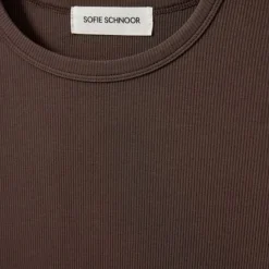 Sofie Schnoor Petricia T-Shirt Long Sleeve Brown Fudge
