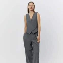 Sofie Schnoor VirginiaSW Vest Grey Melange