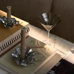 Specktrum Lea Candle Holder Chrome