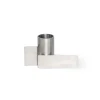 Stences Icon Candlestick 01 Brushed Chrome