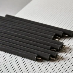 STOFF Stearinlys Sort