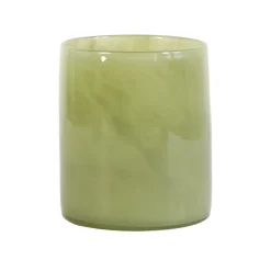 Tell Me More Lyric Candleholder Medium Olive Green