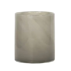 Tell Me More Lyric Candleholder Medium Warm Grey