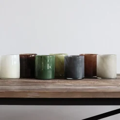 Tell Me More Lyric Candleholder Medium Linen