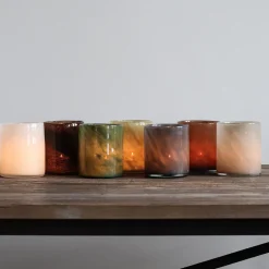 Tell Me More Lyric Candleholder Medium Linen