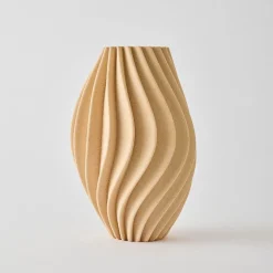 Tell Me More Vento Vase Beige Small