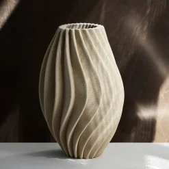 Tell Me More Vento Vase Beige Small