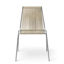 Thorup Copenhagen Noel Stol 202 Rustfrit Stål/Natur