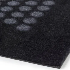 Tica Copenhagen Dot Smudsmåtte Sort/Grå 60x90 cm