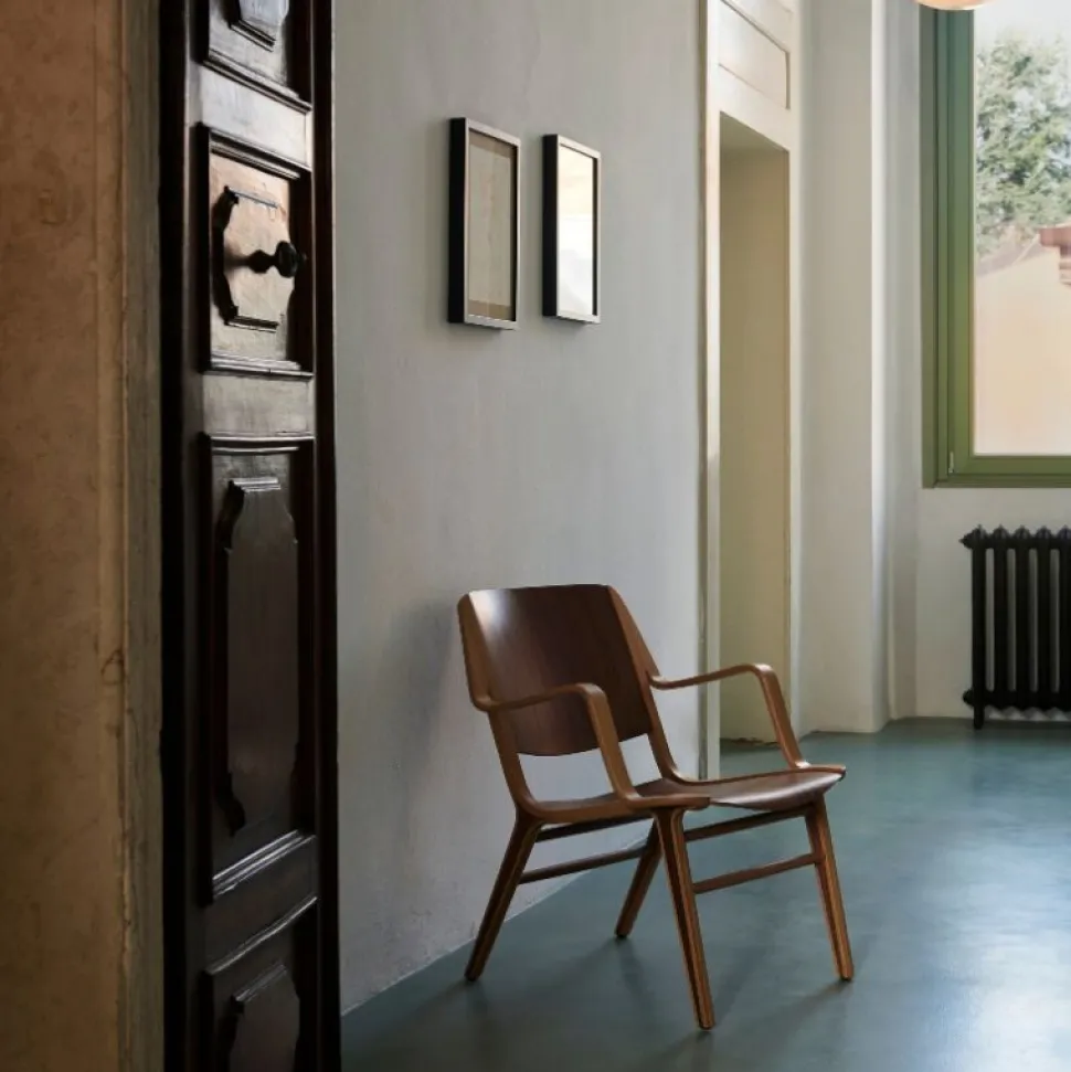 &Tradition AX HM11 Loungestol Eg/Valnød