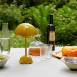 &Tradition Flowerpot Portable Table Lamp VP9 Mustard