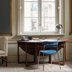 &Tradition Flowerpot Table Lamp VP3 Chrome Plated