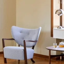 &Tradition Flowerpot Table Lamp VP3 Chrome Plated