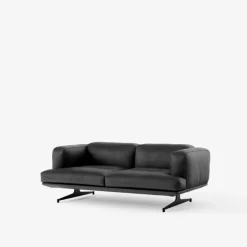&Tradition Inland AV22 Sofa Sort Læder