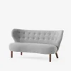&Tradition Lille Petra VB2 Sofa Hallingdal 130 Walnut Legs
