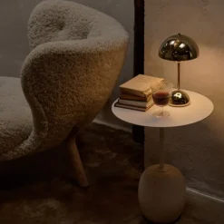 &Tradition LN8 Lato Bord Ivory White Ø40 cm