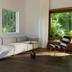 &Tradition LN8 Lato Bord Warm Black/Valnød Ø40 cm