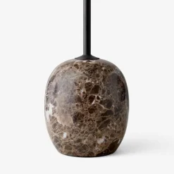 &Tradition LN9 Lato Bord Warm Black/Valnød Ø50 cm