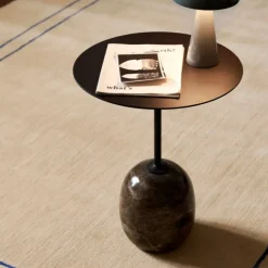 &Tradition LN8 Lato Bord Warm Black Ø40 cm