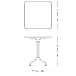 &Tradition Thorvald SC97 Cafébord Ivory