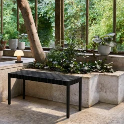 &Tradition TK4 Betty Bench Black Oak Black Webbing