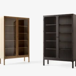 &Tradition Trace SC88 Double Cabinet Dark Stained Oak