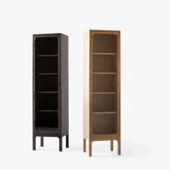 &Tradition Trace SC87 Single Cabinet Dark Stained Oak