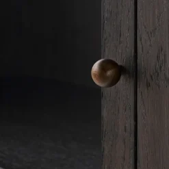 &Tradition Trace SC87 Single Cabinet Dark Stained Oak