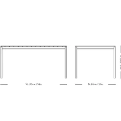 &Tradition Ville AV25 Spisebord Bronze Green