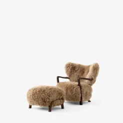 &Tradition Wulff ATD2 & ATD3 Honey Sheepskin Oiled Walnut
