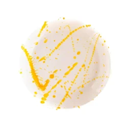 Val Pottery Festive Fusilli Bowl Yellow Blob