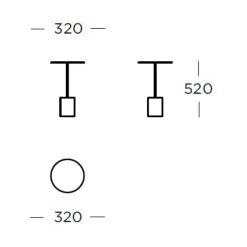 Wendelbo Calibre Sidebord Høj
