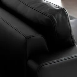 Wendelbo Edge V1 3-Pers. Sofa Sort Faith Læder