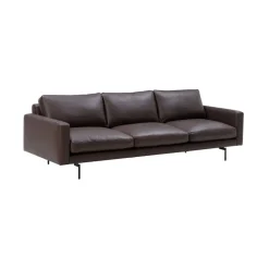 Wendelbo Edge V1 3-Pers. Sofa Brun Faith Læder