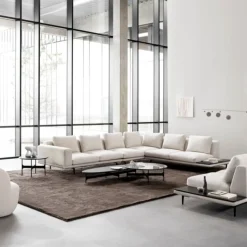 Wendelbo Floema Oval Sofabord Sort