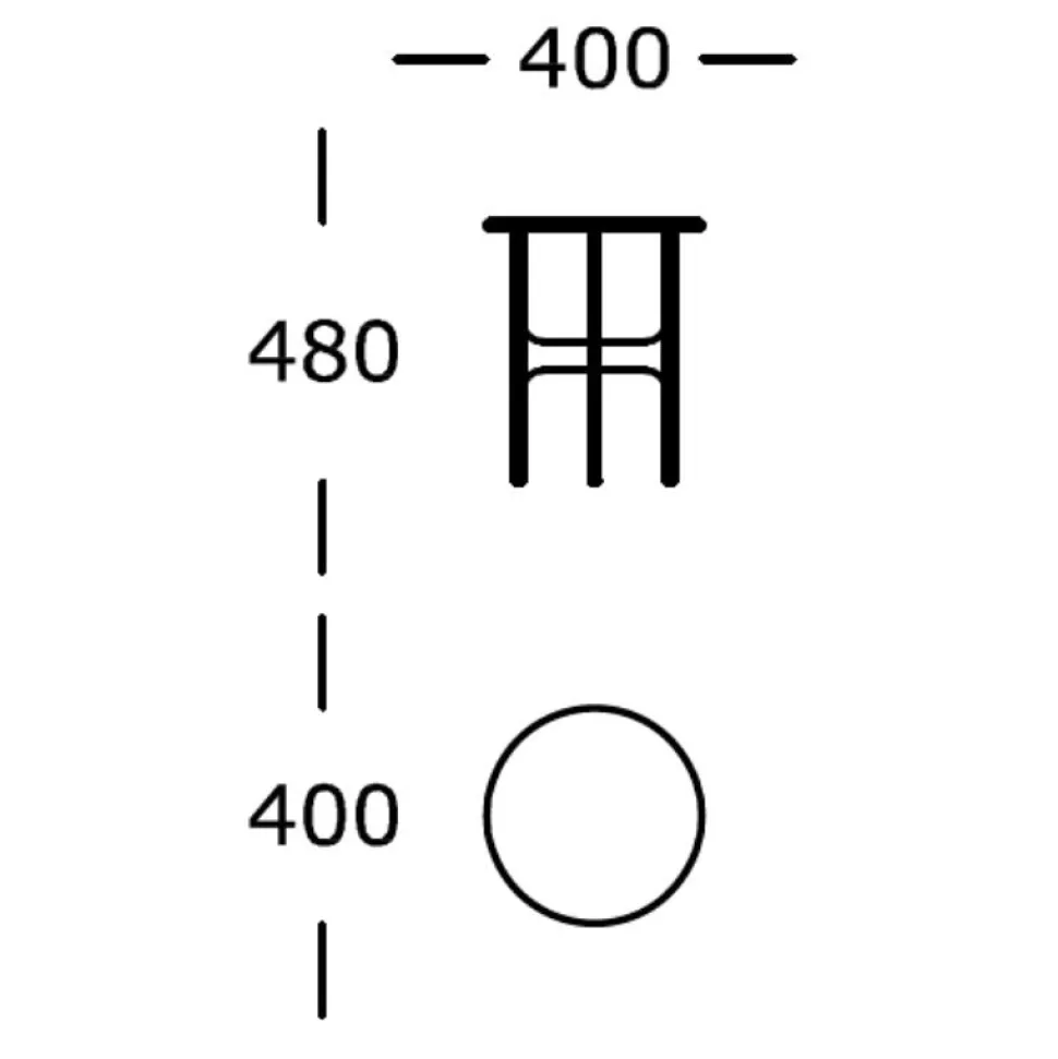 Wendelbo Floema Sidebord Grå